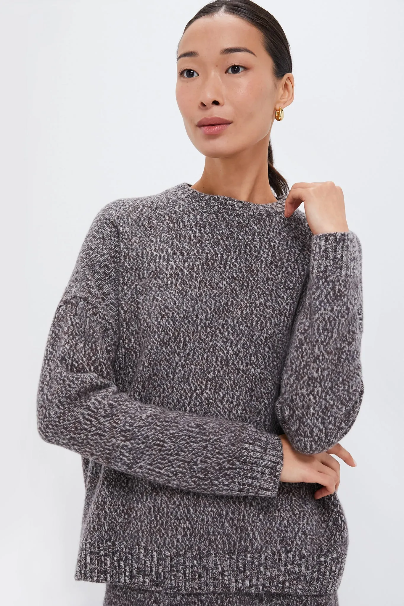 Dark Brown Moxa Sweater