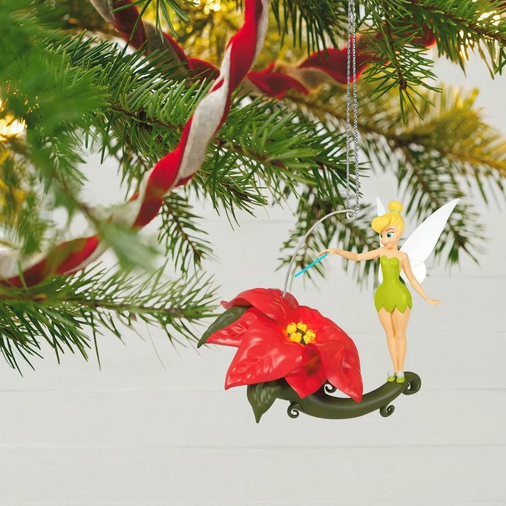 Disney Tinker Bell, Pixie—Dusted Poinsettia — Hallmark Keepsake Christmas Ornament