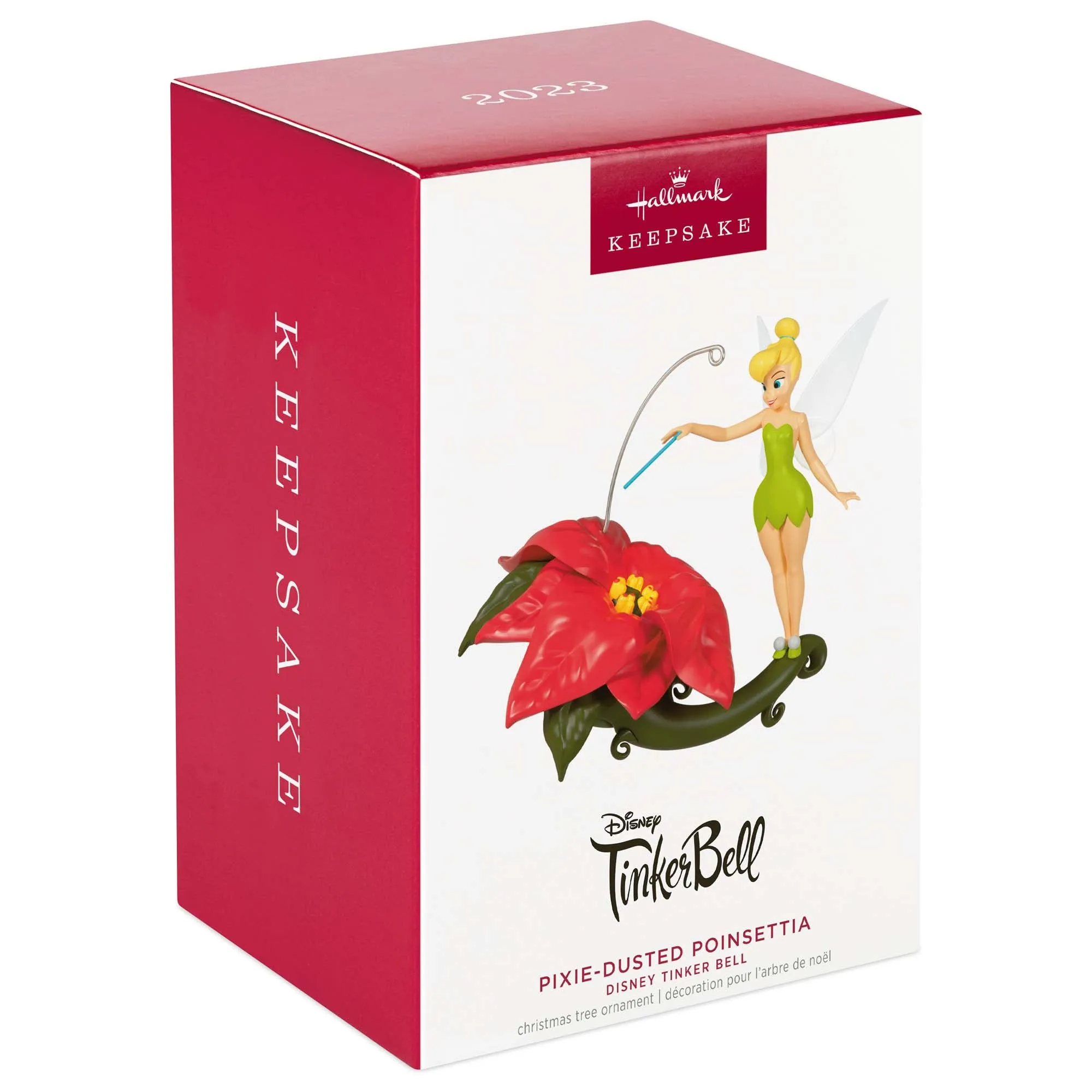 Disney Tinker Bell, Pixie—Dusted Poinsettia — Hallmark Keepsake Christmas Ornament