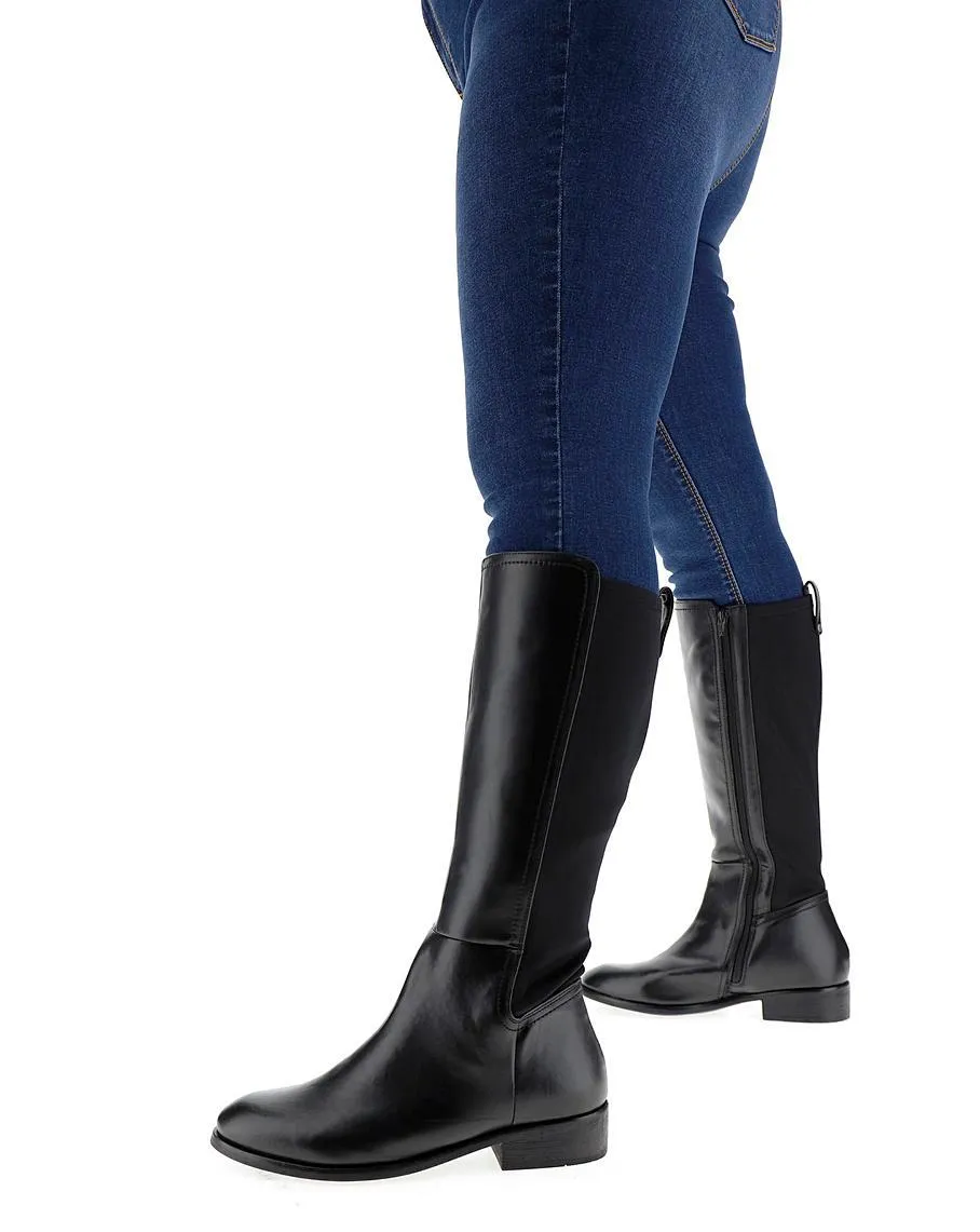 Dixie Stretch Boots Extra Wide Fit Extra Curvy Plus