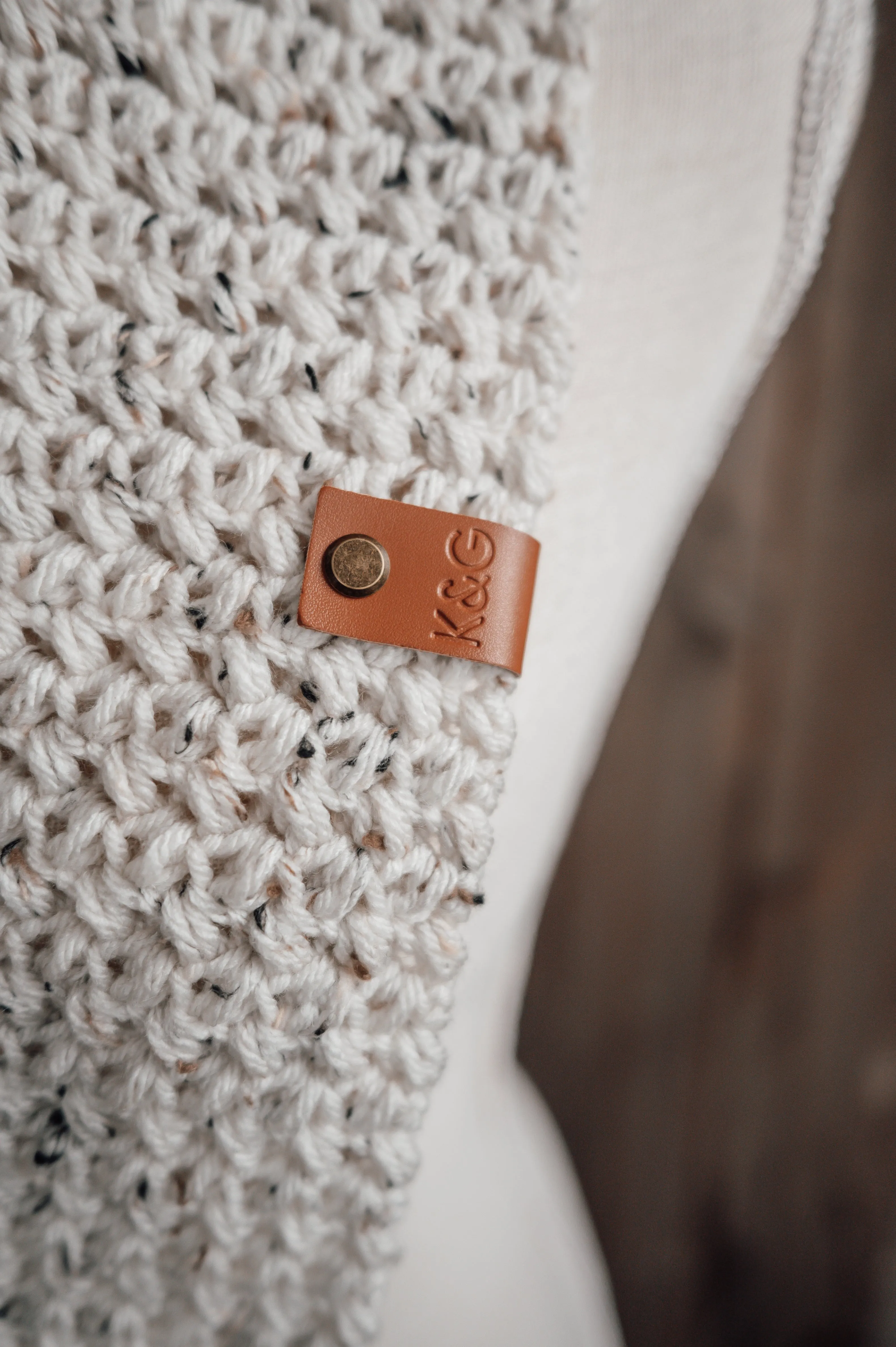 Dream Weaver Infinity Cowl - Ivory Tweed