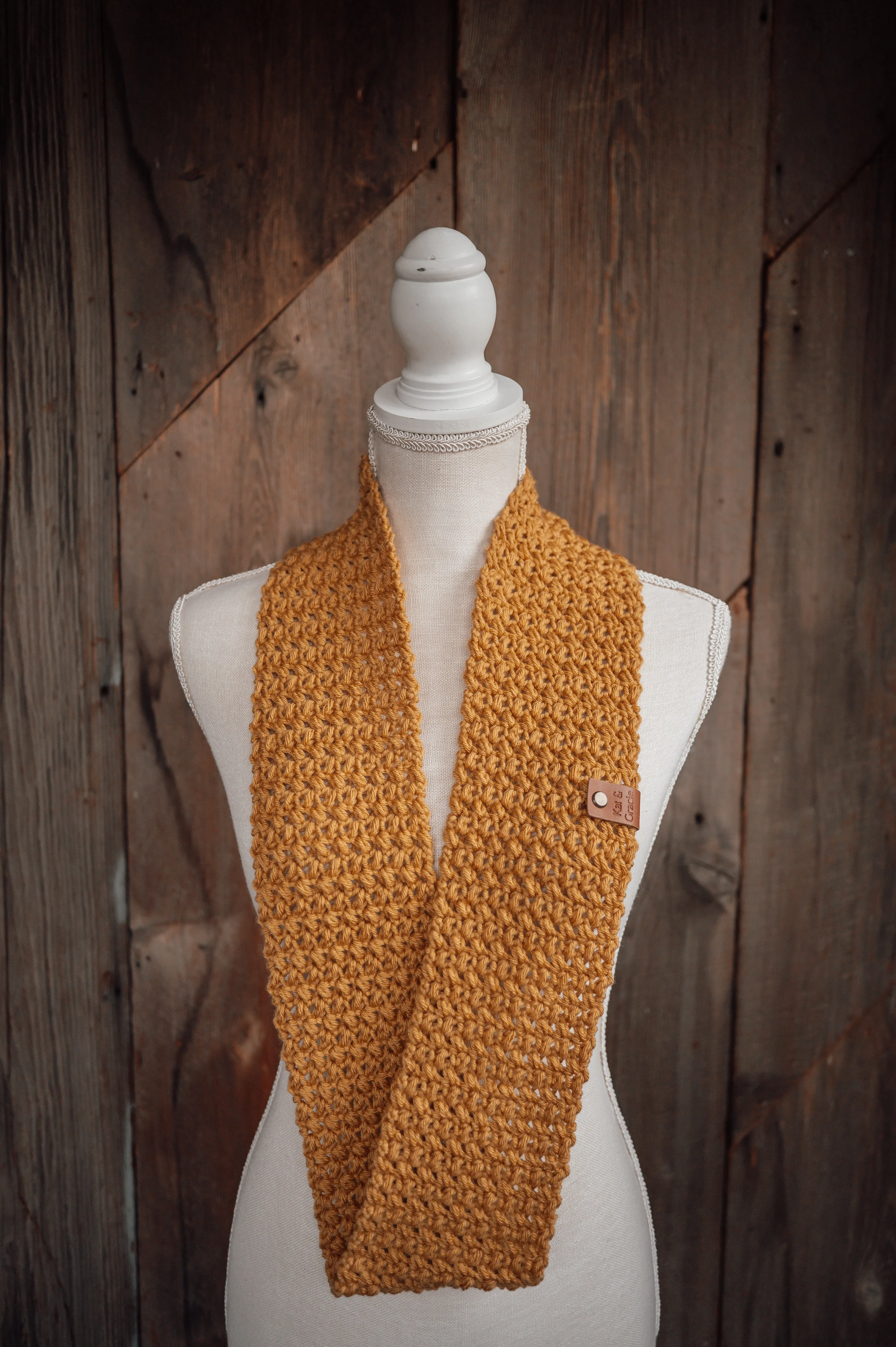 Dream Weaver Infinity Cowl - Mustard