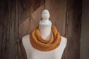 Dream Weaver Infinity Cowl - Mustard