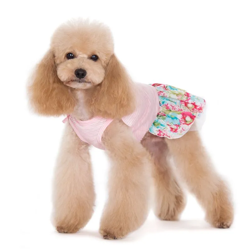 Dreamy Floral Dog Dress