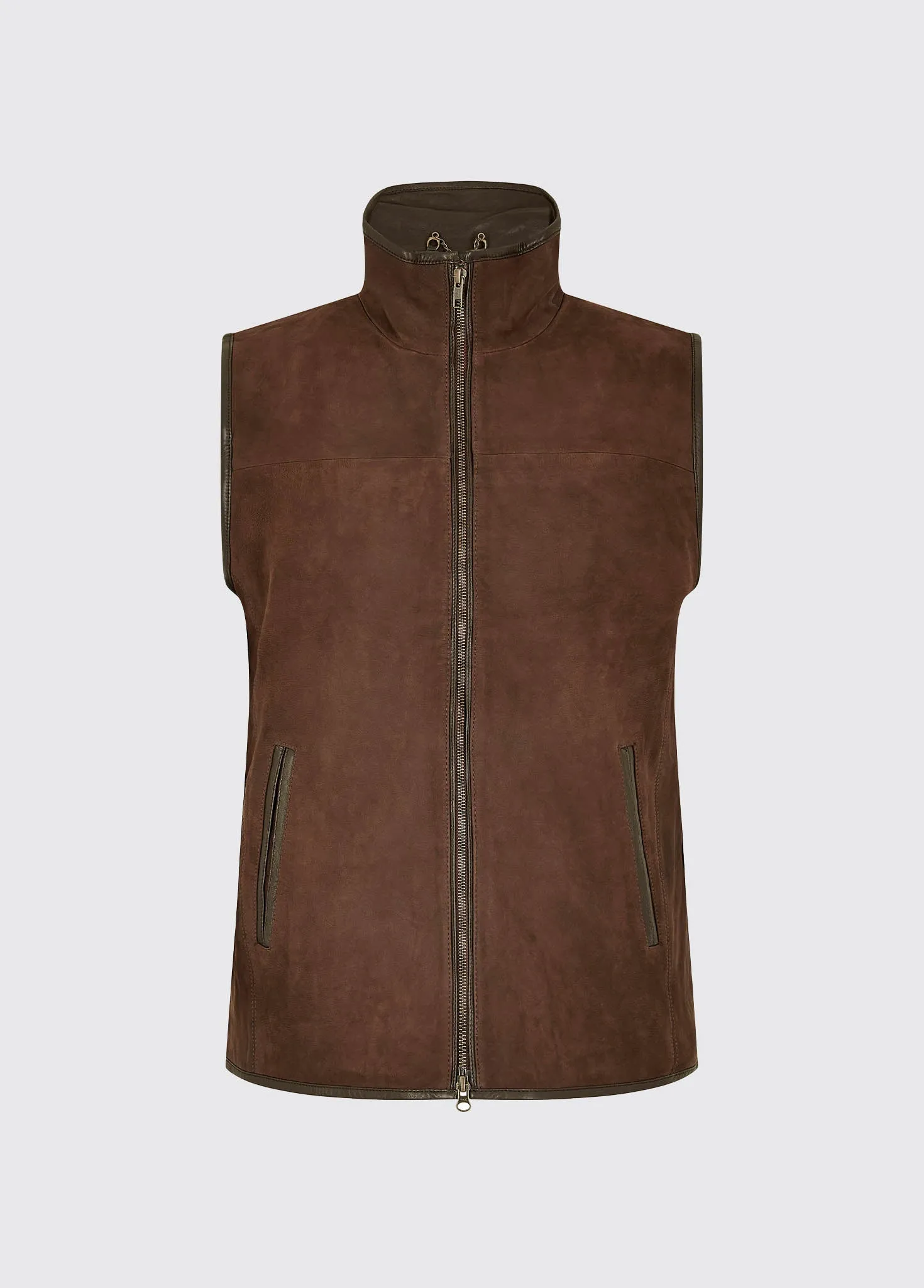 Dunhill Leather Vest - Walnut