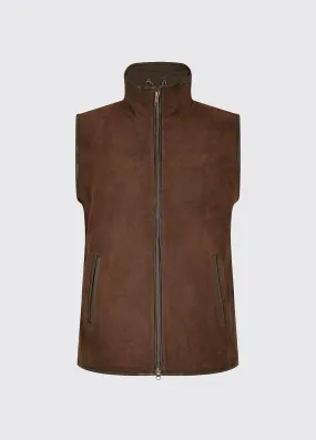 Dunhill Leather Vest - Walnut