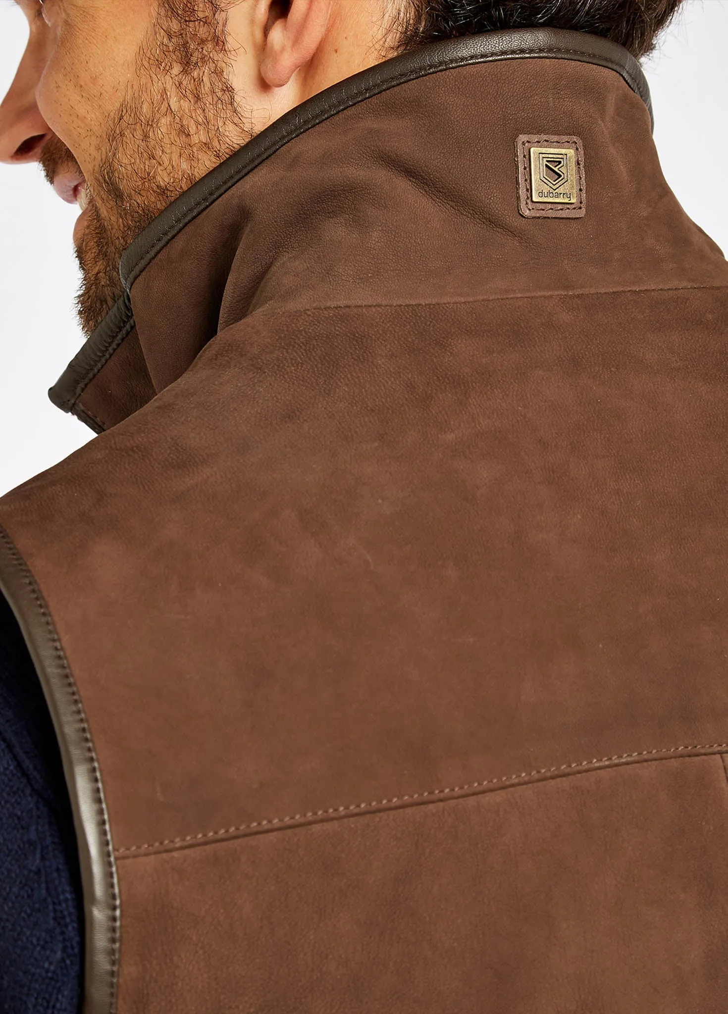 Dunhill Leather Vest - Walnut