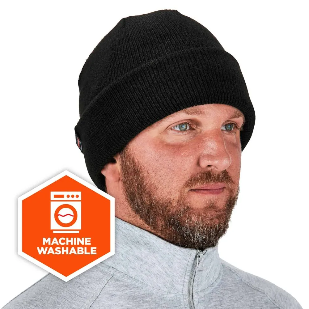 Ergodyne 16811 #6811ZI Rib Knit Hat w/ Bump Cap Insert