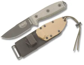 ESEE-3 Serrated Edg w Black Blade