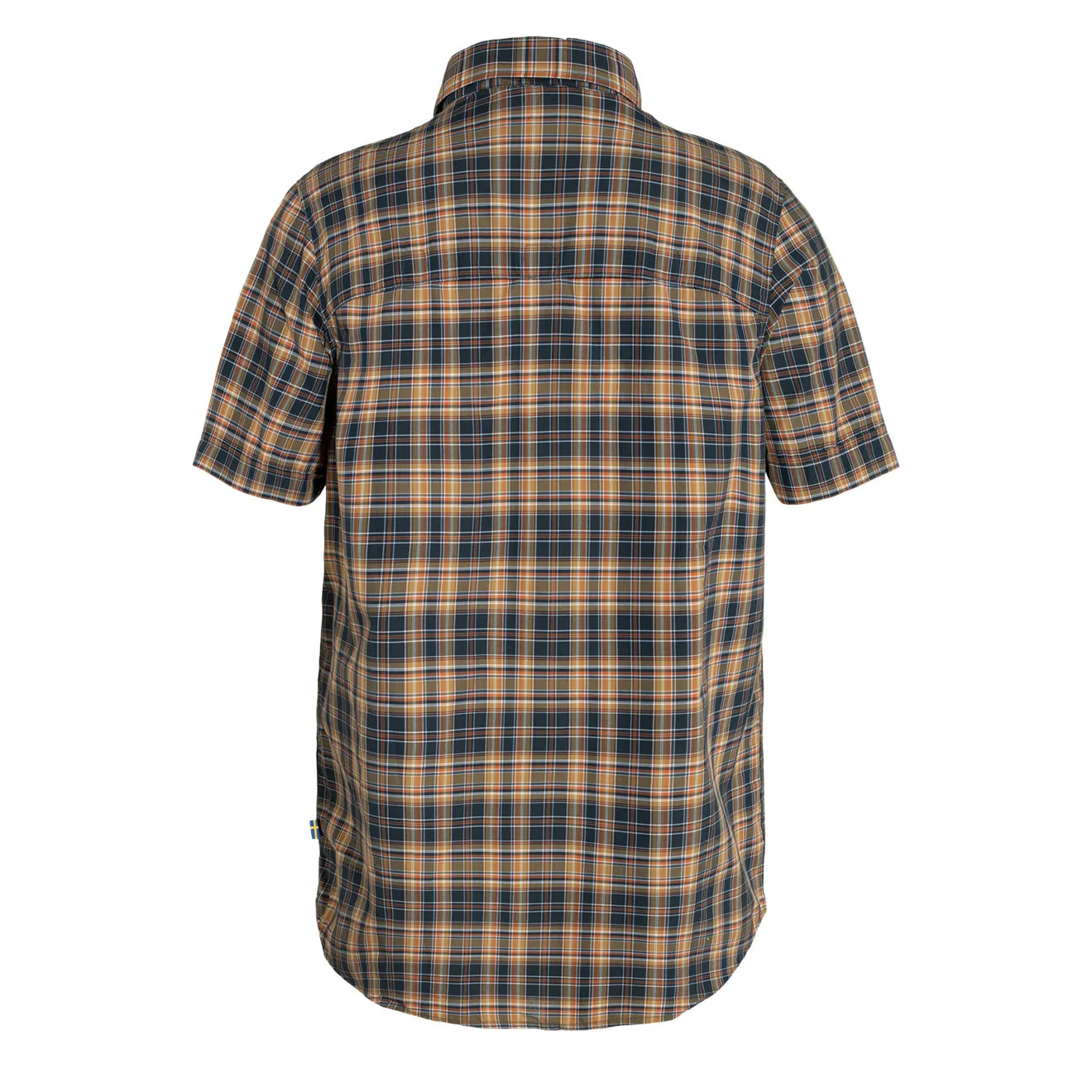 Fjallraven Abikso Hike Shirt SS Dark Navy / Buckwheat Brown