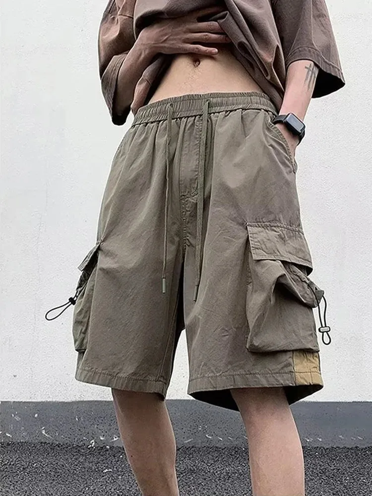 Flytonn-90s streetwear -2023 High Street Cargo Shorts For Men Summer Fashion Y2K Retro Pockets Short Pnats Baggy Casual Hip Hop Bermuda Masculina