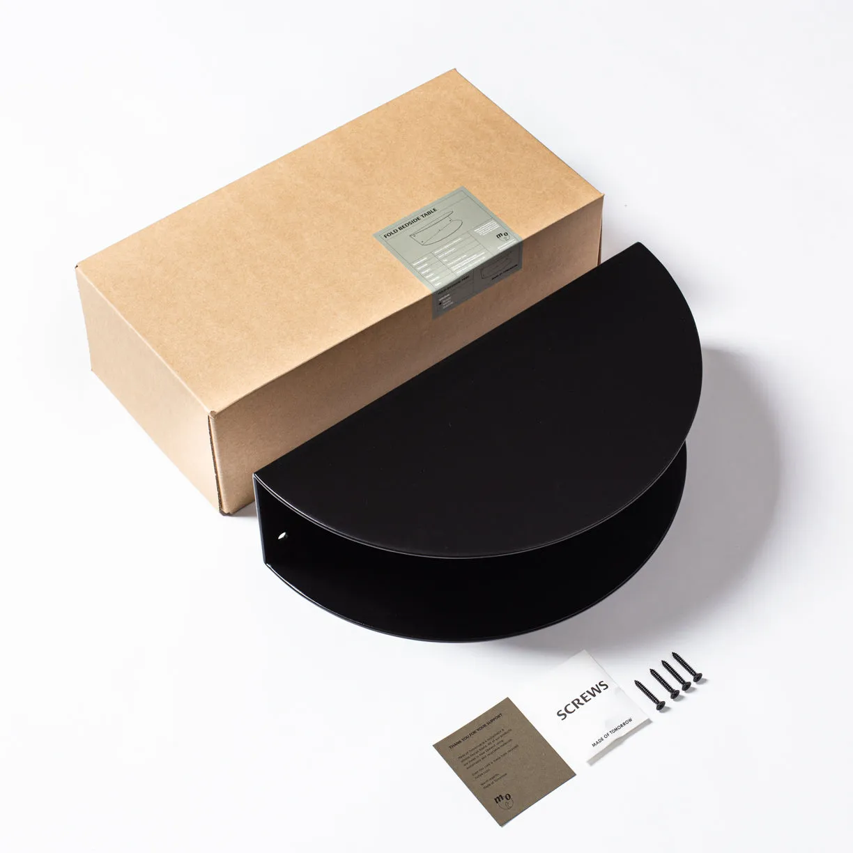 FOLD Bedside Table ∙ Black