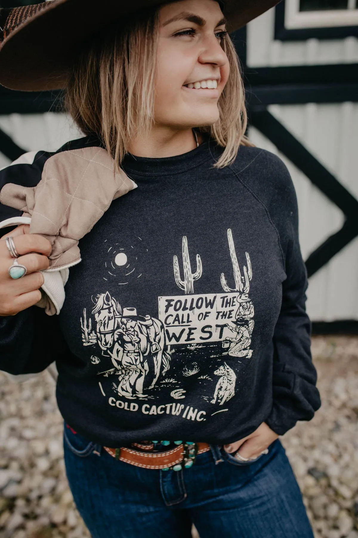 'Follow The Call of The West' CC Exlusive Crewneck Pullover (XS-2X)