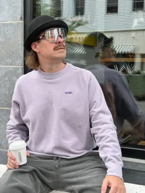 Gank Embroidered Crewneck (Lavender)