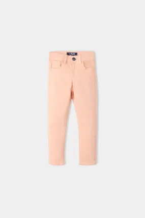 Girls Chino Pant - Peach