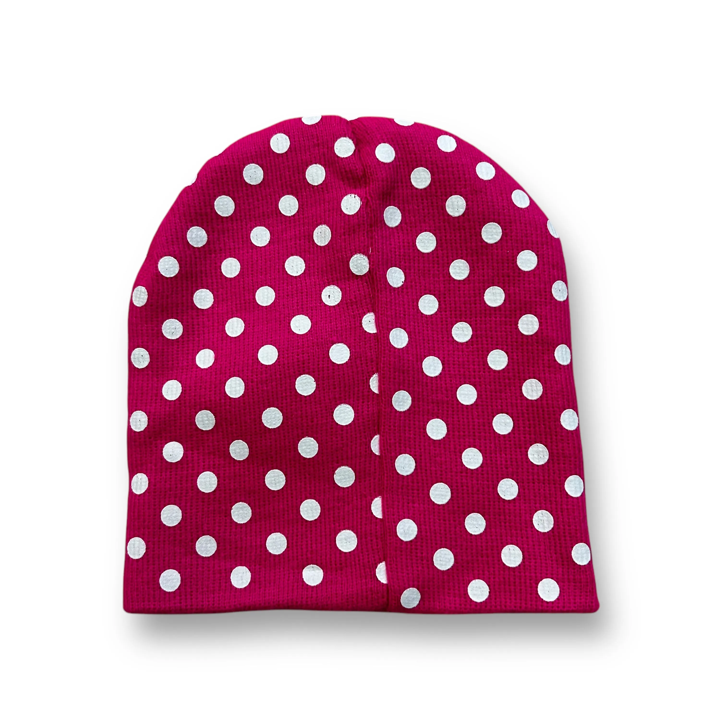 Girls Hello Kitty Kids OSFM Hot Pink Stretch Knit Winter Hat