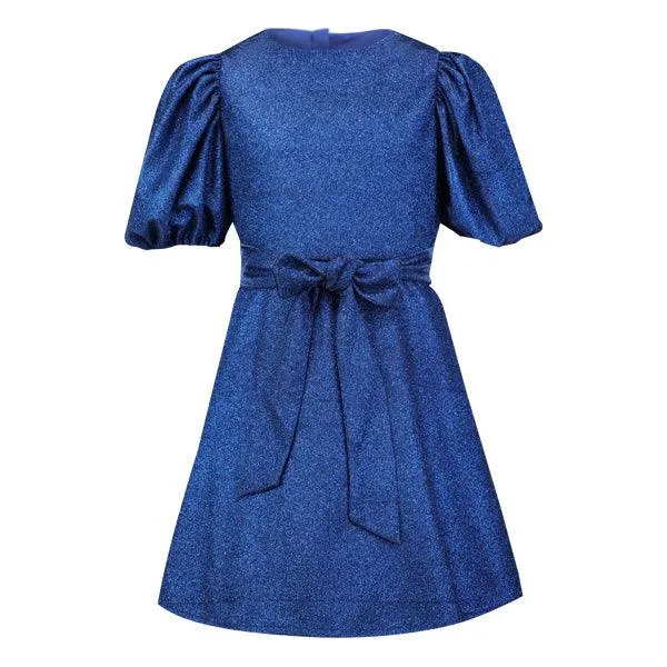 GIRLS ROYAL BLUE SHIMMERY DRESS