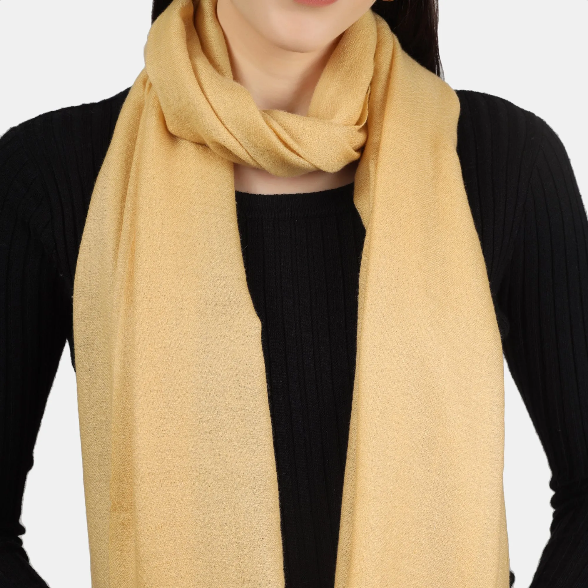 Golden Cashmere Scarf