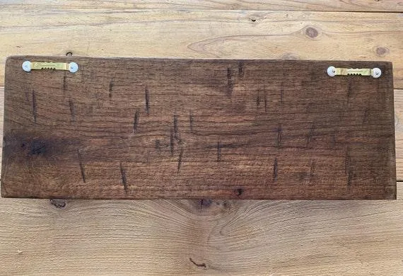 Handcrafted Rustic Farmhouse Coat Rack - 3 Hanger