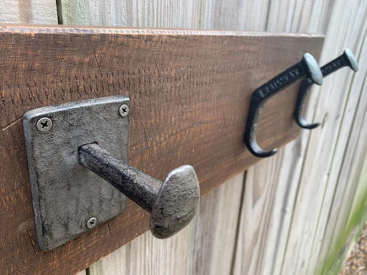 Handcrafted Rustic Farmhouse Wooden Cap & Cowboy Hat Rack