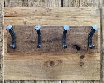 Handcrafted Rustic Farmhouse Wooden Hat Rack