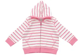 hoodie in pink marseille stripe