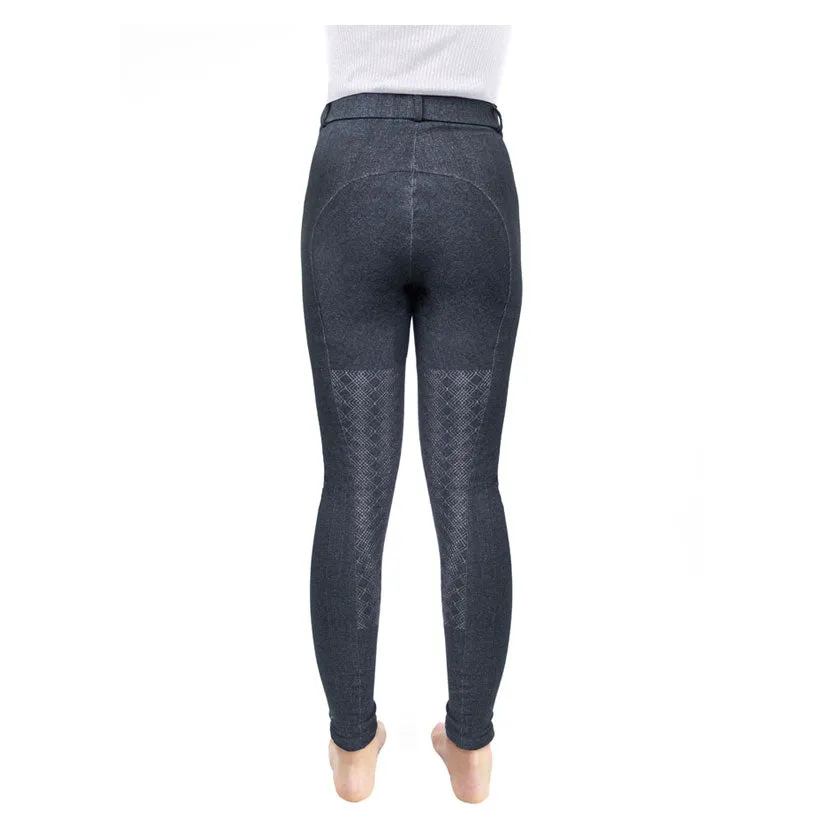 Hy Equestrian Jesmond Jewel Denim Look Tights