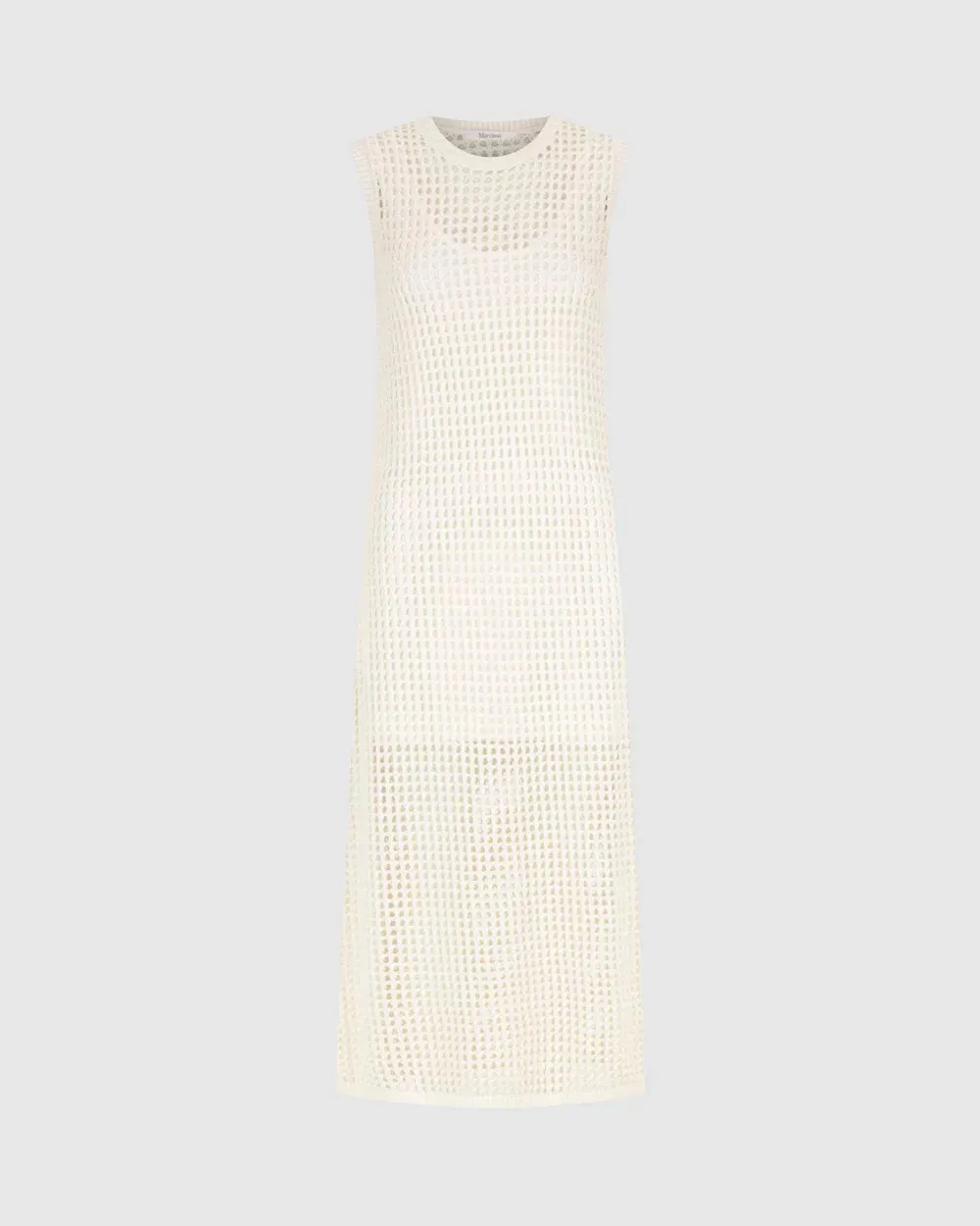 Ines Knit Dress White