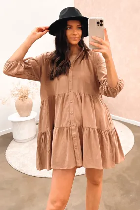 Jared Mini Dress Mocha