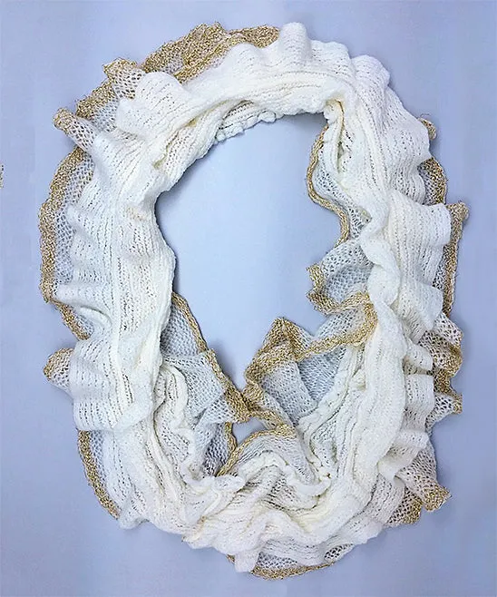 JC012008 Ruffle Infinity Scarf