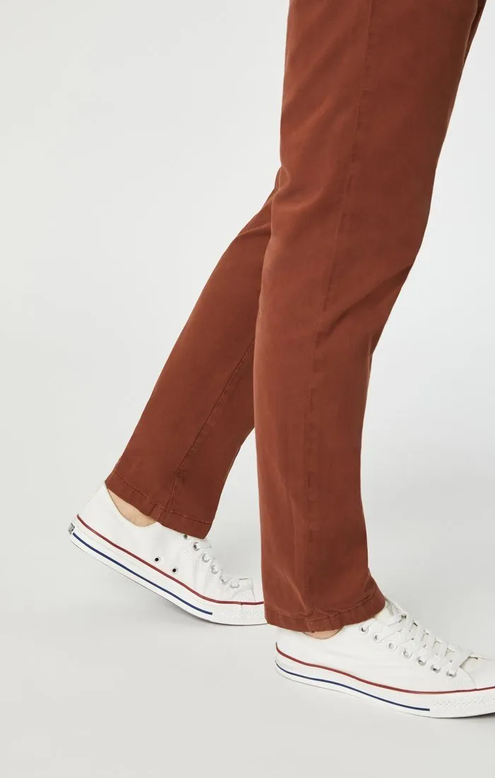 JOHNNY SLIM CHINO IN TORTOISE SHELL SATEEN