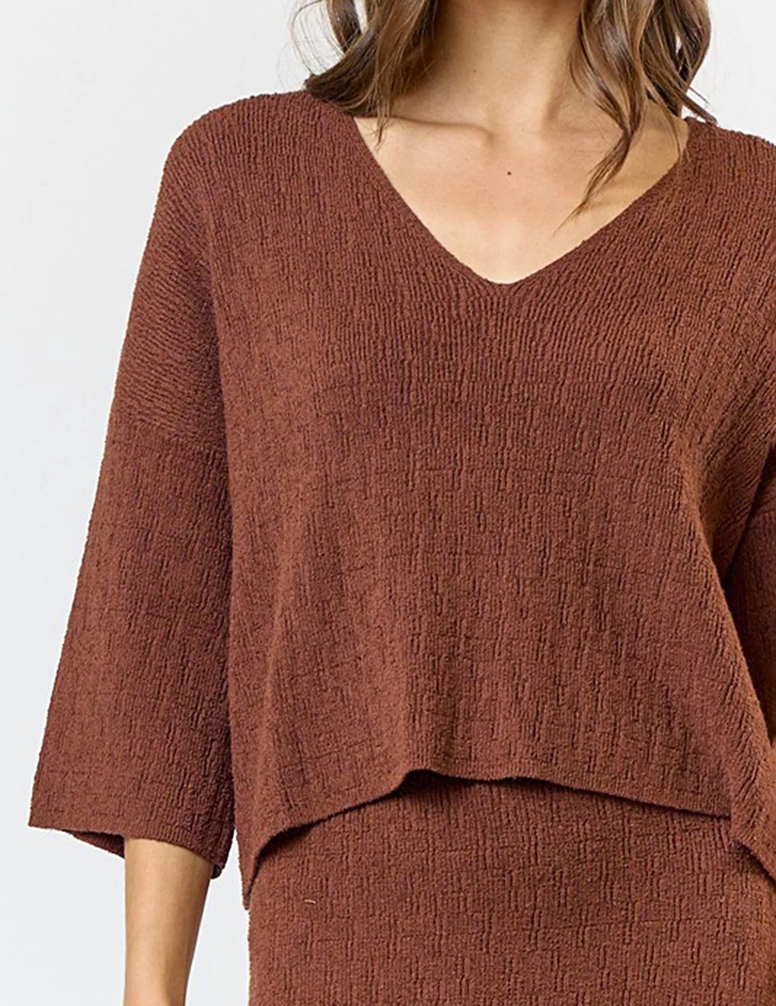 Katia Draped V-Neck Sweater