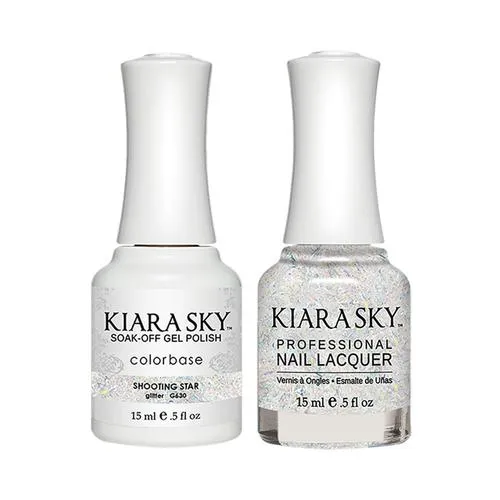 Kiara Sky Classic Gel & Polish Duo - 630 Shooting Star