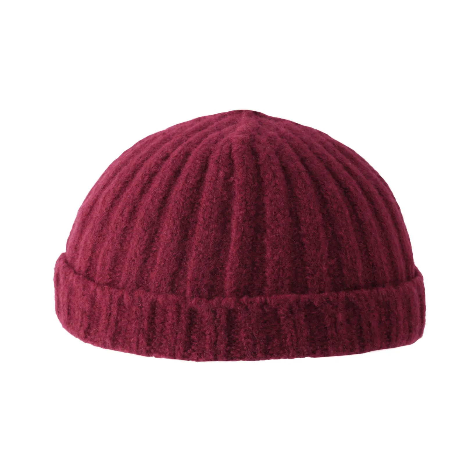 Knitted Ribbed Beanie Hat Basic Plain Watch Skull Cap NC51295