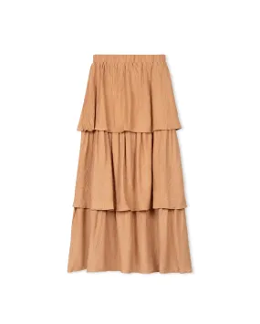 Layered Midi Skirt