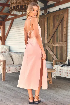 Laylunah Midi Dress - Ballerina Pink