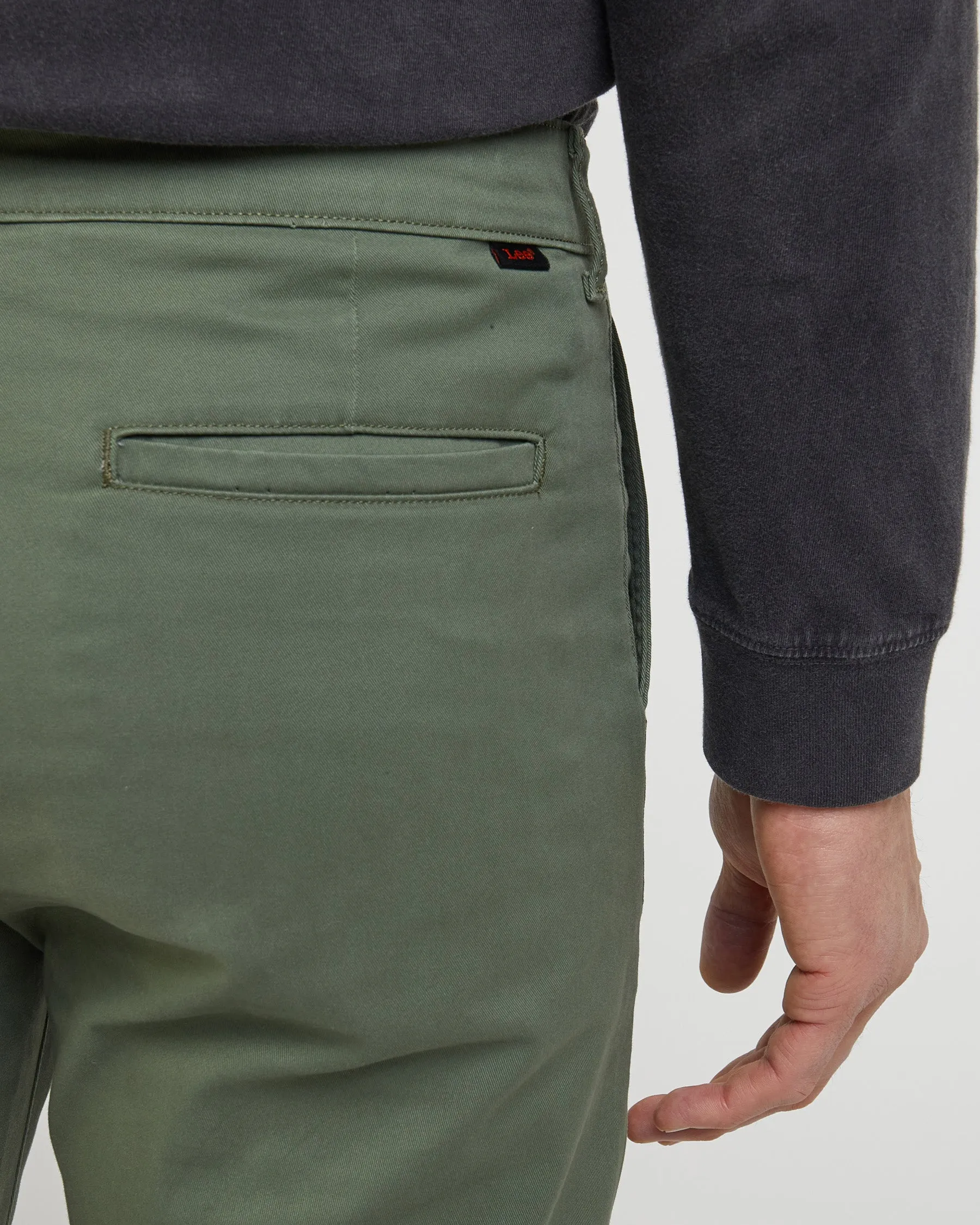 Lee Regular Mens Chino - Olive Grove