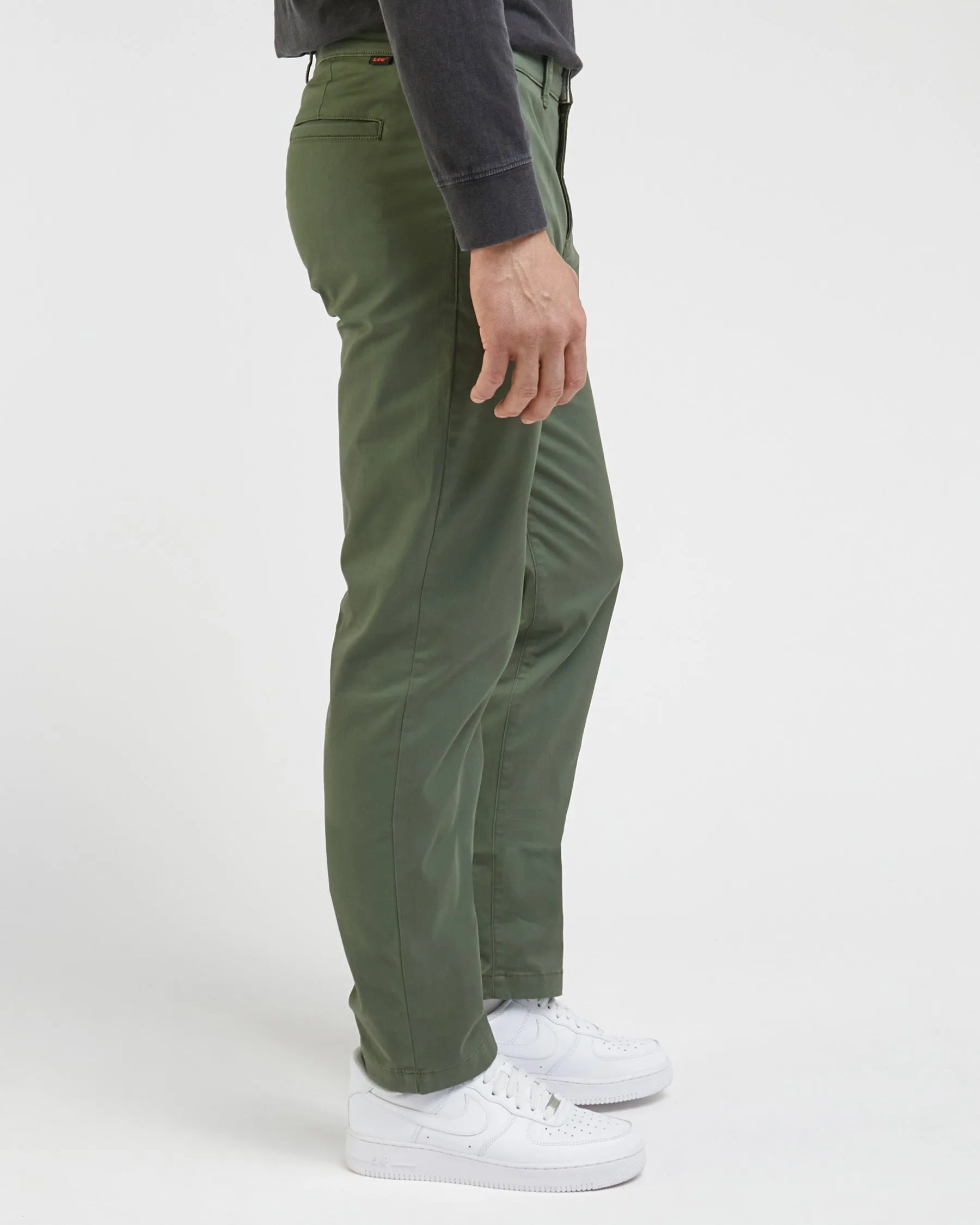 Lee Regular Mens Chino - Olive Grove