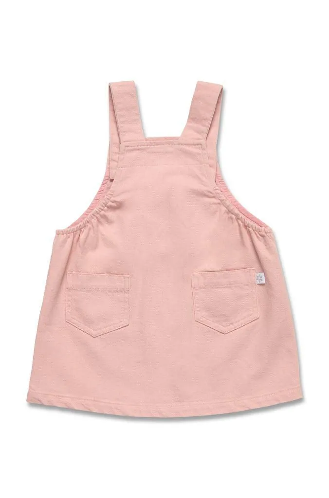 Marquise - Pink Denim Pinafore