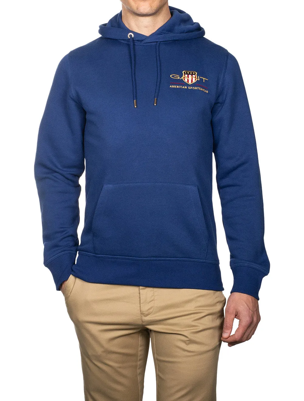 Medium Archive Shield Hoodie Deep Blue