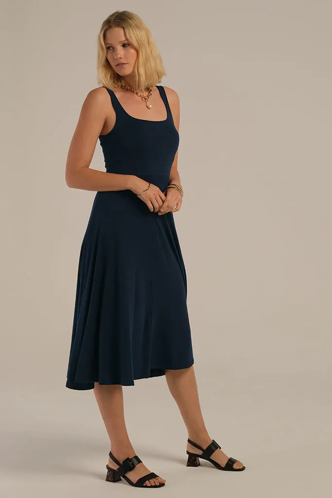 Melanie Dress - Dark Navy