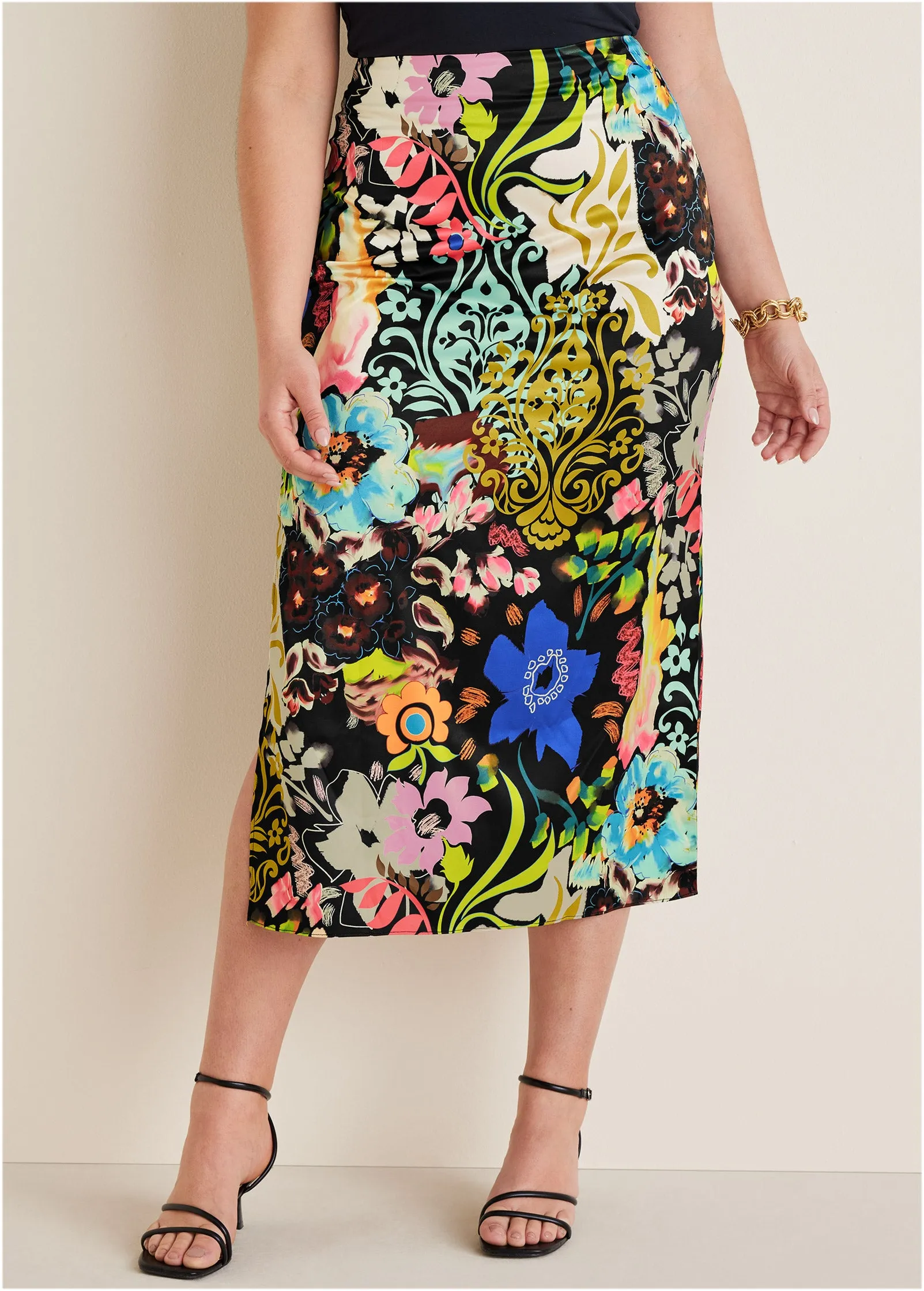 Midi Slip Skirt - Viva La Vida