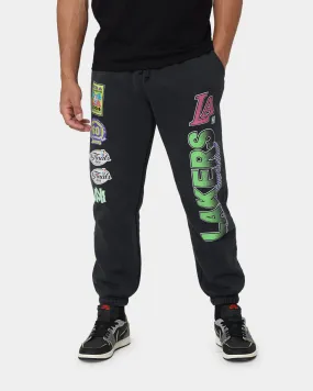 Mitchell & Ness Los Angeles Lakers Neon Champs Sweatpants Faded Black