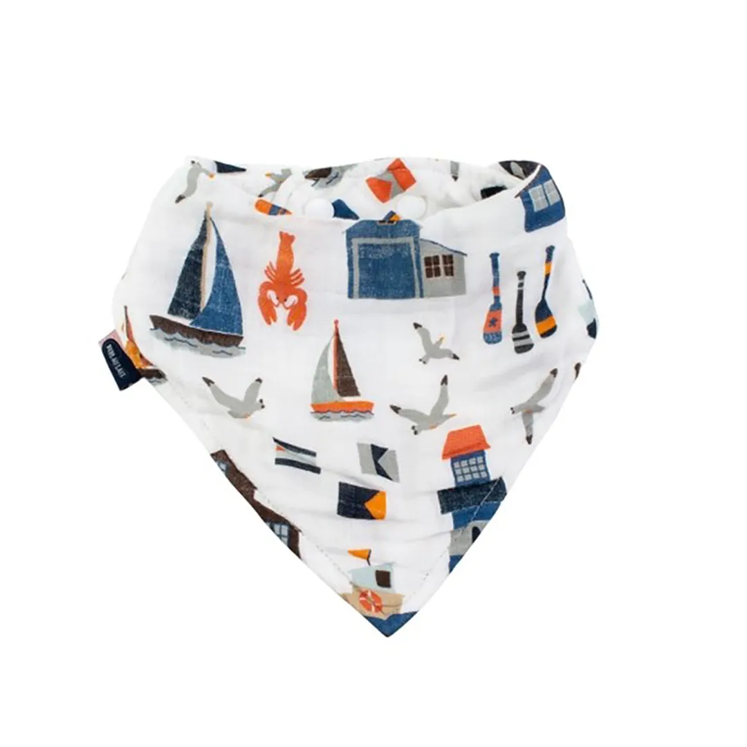 Nautical Muslin Bandana Bib