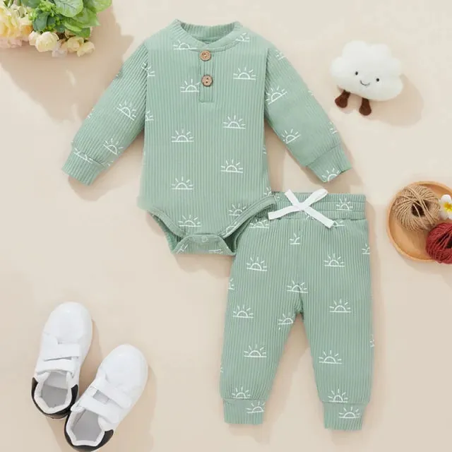 Newborn Baby Bodysuits   Elastic Pants