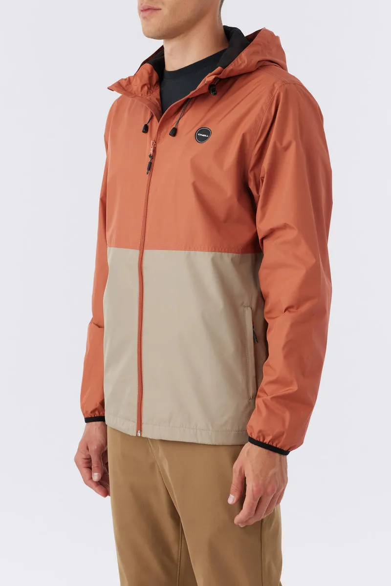 O'Neill Nomadic Windbreaker Jacket-Clay