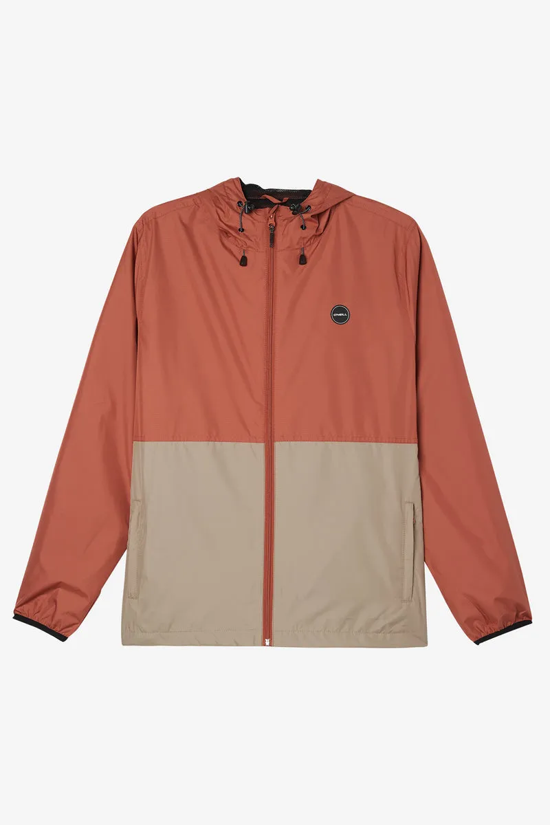 O'Neill Nomadic Windbreaker Jacket-Clay