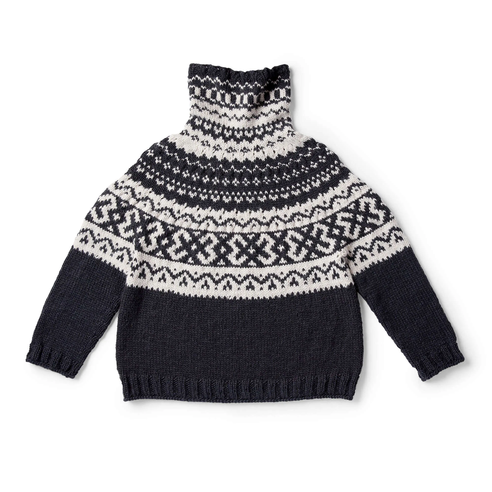 Patons Nomad Fair Isle Knit Pullover