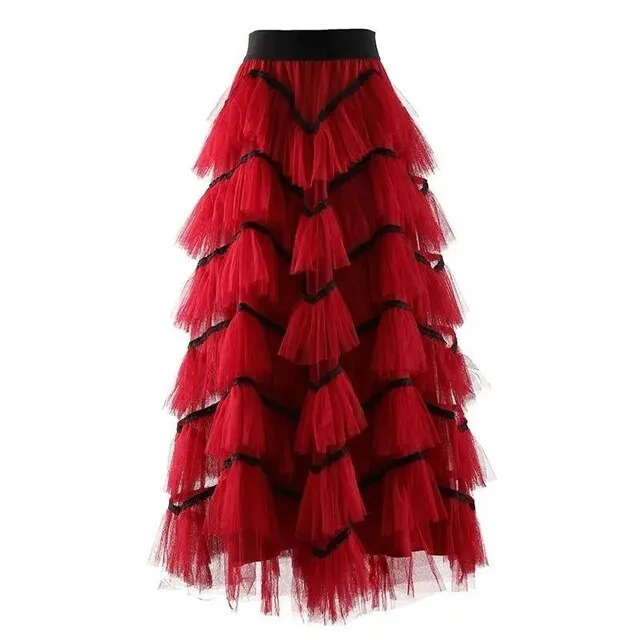 Pavlova- the Ballerina Tulle Layered Midi Skirt 5 Colors