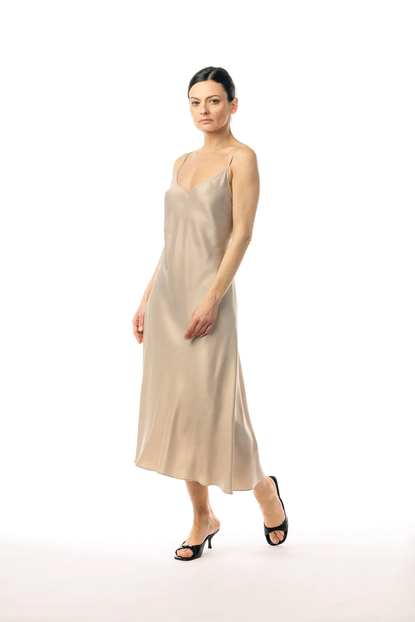 Pearl Cupro and EcoVero Slip Dress